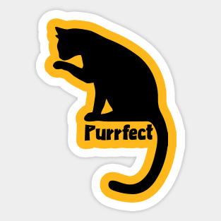 Purrfect Sticker